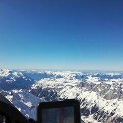 Flugwegposition um 13:06:32: Aufgenommen in der Nähe von Oberhasli, Schweiz in 3334 Meter